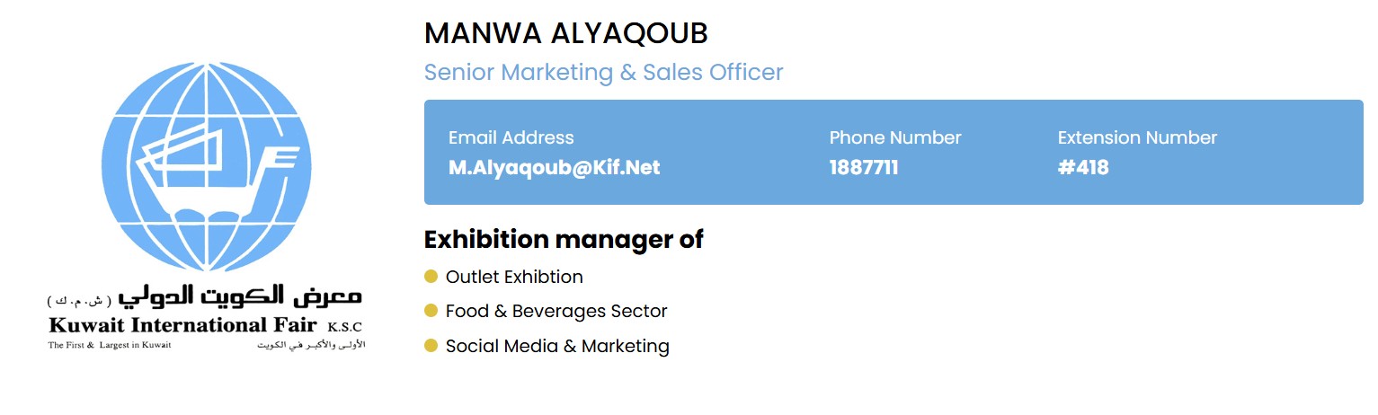 Exhibition Managers