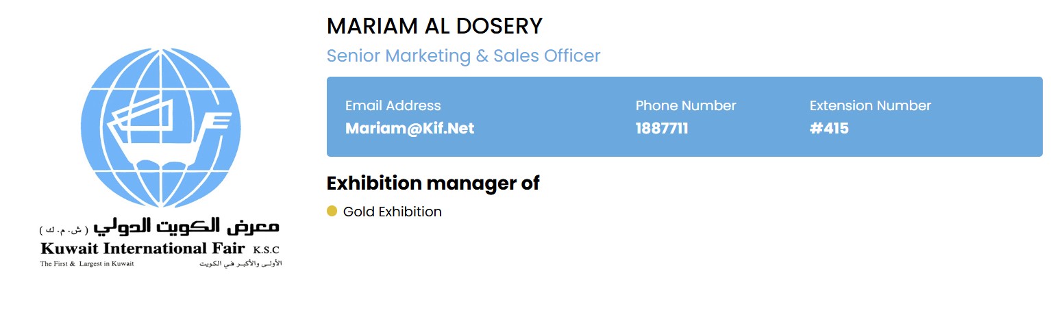 Exhibition Managers